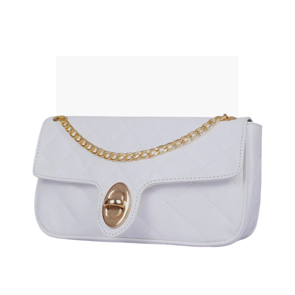 Classic White chain Shoulder Bag