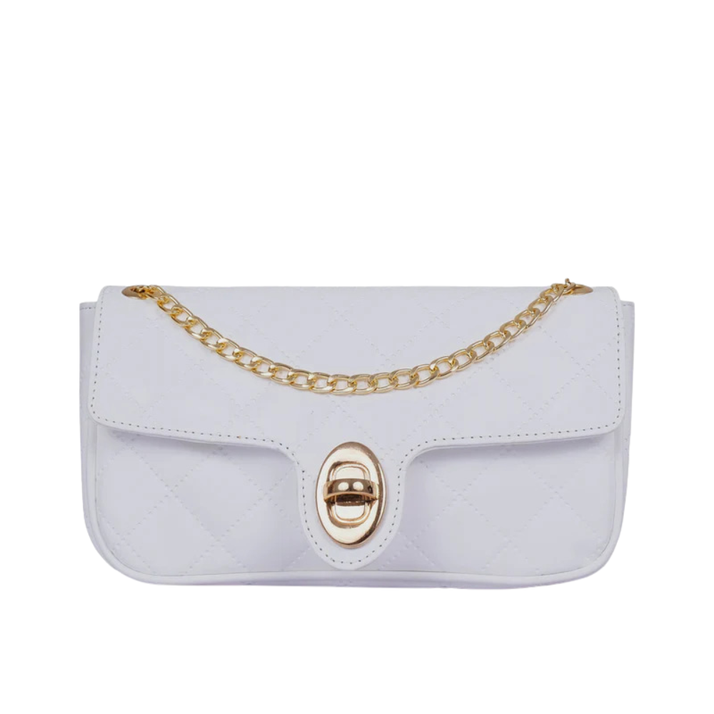 Classic White chain Shoulder Bag
