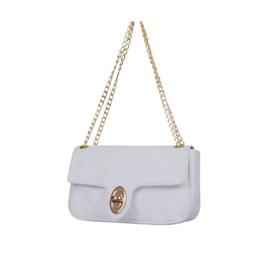 Classic White chain Shoulder Bag